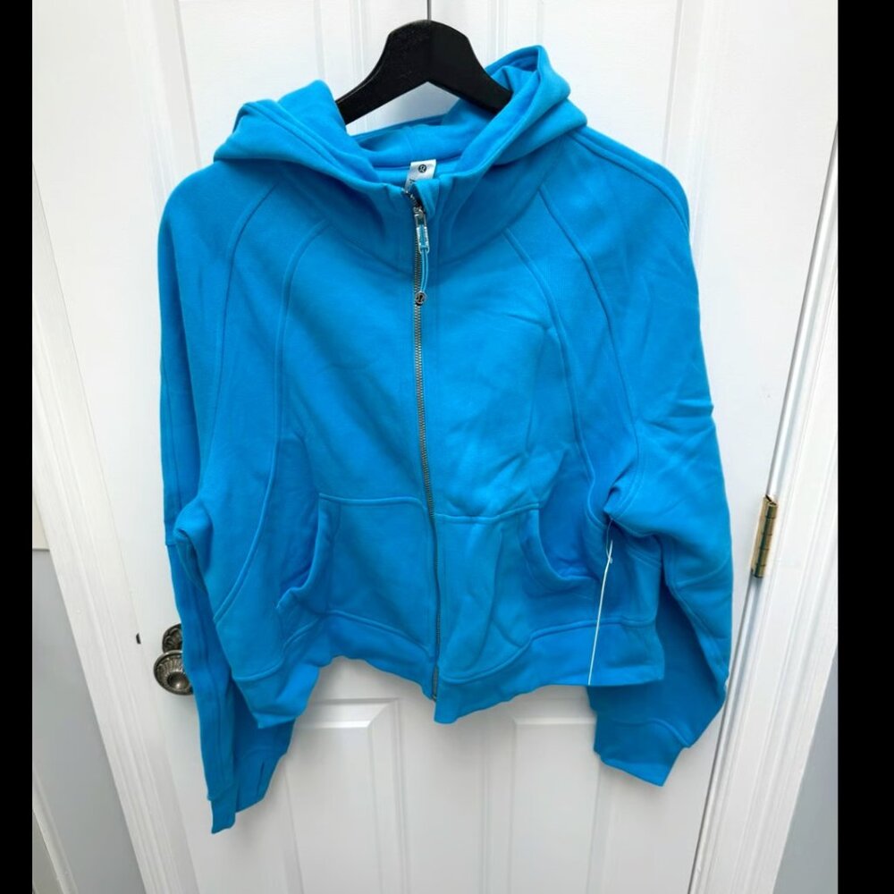 Lululemon Scuba Oversized Full Zip Kayak Blue Size M/L